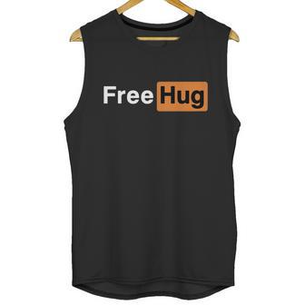 Free Hugs Pornhub Logo Parody Unisex Tank Top | Favorety DE