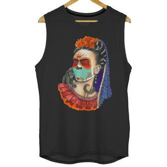 Frida Kahlo Art Girl Unisex Tank Top | Favorety