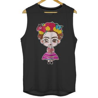 Frida Kahlo Cute Chibi Unisex Tank Top | Favorety AU