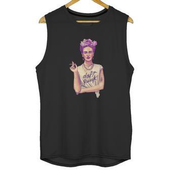 Frida Kahlo Daft Punk Unisex Tank Top | Favorety UK