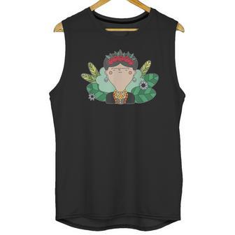 Frida Kahlo Funny Painting Unisex Tank Top | Favorety CA