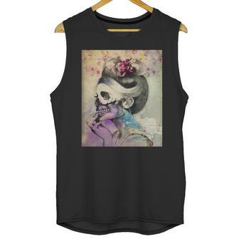 Frida Kahlo Skeleton Unisex Tank Top | Favorety AU