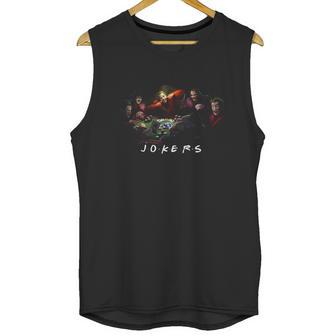 Friends Jokers Playing Poker Shirt Unisex Tank Top | Favorety AU