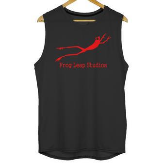 Frog Leap Studios Red Unisex Tank Top | Favorety UK