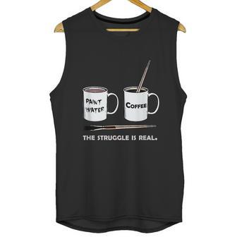 Frustrated Fine Artist Graphic Design Printed Casual Daily Basic Unisex Tank Top | Favorety