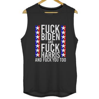 Fuck Kamala Harris And Fuck Joe Biden Offensive Unisex Tank Top | Favorety CA