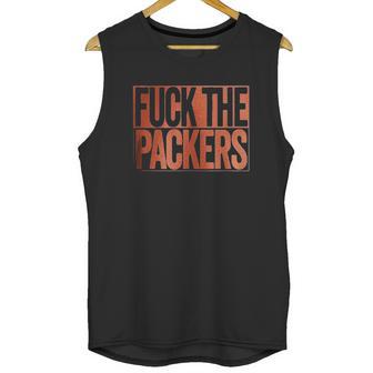 Fuk The Packers Funny Smack Talk Unisex Tank Top | Favorety