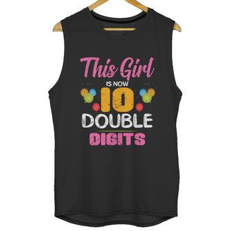 Funny 10Th Birthday Gift This Girl Is Now 10 Double Digit Gift Unisex Tank Top | Favorety AU