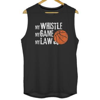 Funny Basketball Referee Quotes Gift I Hoops Ref Unisex Tank Top | Favorety AU