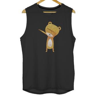 Funny Bear Dabbing Hip Hop Dance Unisex Tank Top | Favorety AU