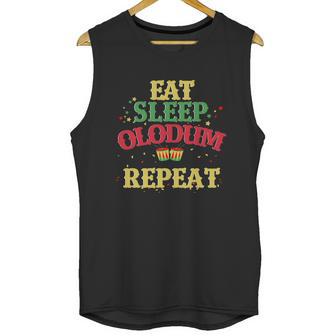 Funny Eat Sleep Olodum Repeat Tshirt Brazilian Carnival Gift Unisex Tank Top | Favorety