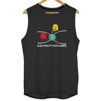 Funny Electricity Explained Unisex Tank Top | Favorety DE