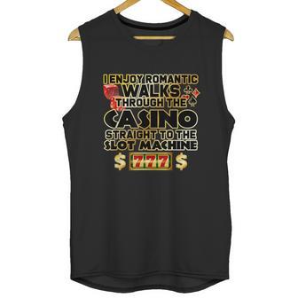 Funny Gambler Slot Machine Casino Las Vegas Gambling Unisex Tank Top | Favorety AU