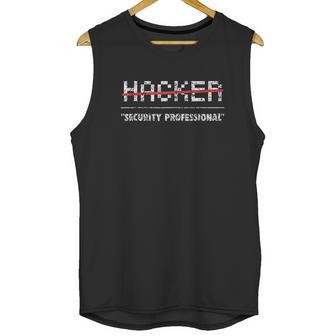 Funny Hacker Cyber Security Computer Unisex Tank Top | Favorety