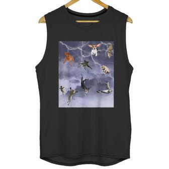 Funny Its Raining Cats And Dogs Unisex Tank Top | Favorety AU