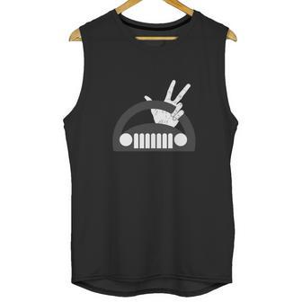 Funny The Jeep Wave Unisex Tank Top | Favorety CA