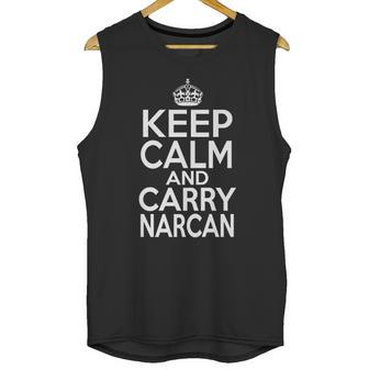 Funny Keep Calm And Carry Narcan Ems First Responder Unisex Tank Top | Favorety DE