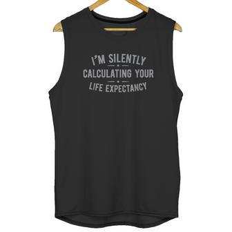 Funny Life Insurance Actuaries Actuary Graduation Gift Unisex Tank Top | Favorety UK