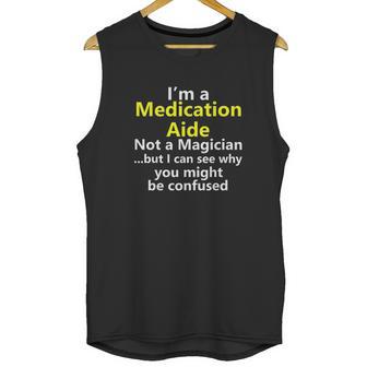 Funny Medication Aide Job Career Occupation Profession Gift Unisex Tank Top | Favorety DE