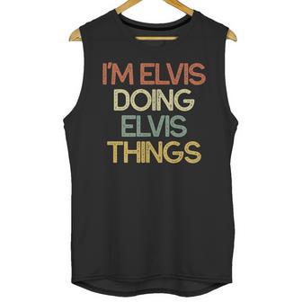 Funny Personalized Gift For Elvis Name Unisex Tank Top | Favorety CA