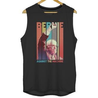 Funny Retro Bernie Sanders Against The Machine Unisex Tank Top | Favorety UK