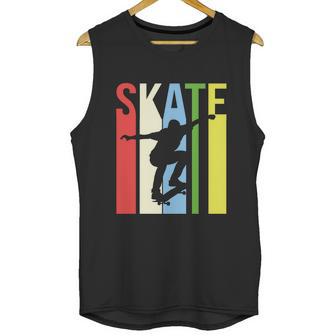 Funny Retro Skate Logo Unisex Tank Top | Favorety DE