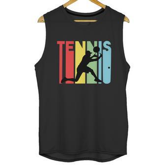 Funny Retro Tennis Logo Unisex Tank Top | Favorety DE