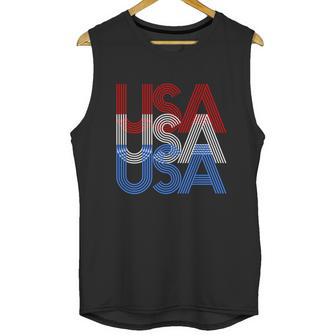 Funny Retro Usa Logo Unisex Tank Top | Favorety UK