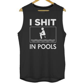 Funny I S Hit In Pools Offensive Swimming Swim Unisex Tank Top | Favorety DE