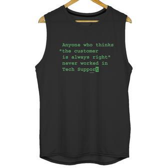 Funny Sayings Computer Tech Support Geek Nerd Unisex Tank Top | Favorety UK