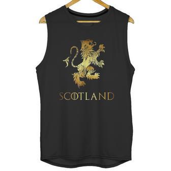 Funny Scotland Lion Rampant Scottish Kilts Unisex Tank Top | Favorety