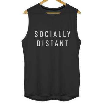 Funny Socially Distant Unisex Tank Top | Favorety AU