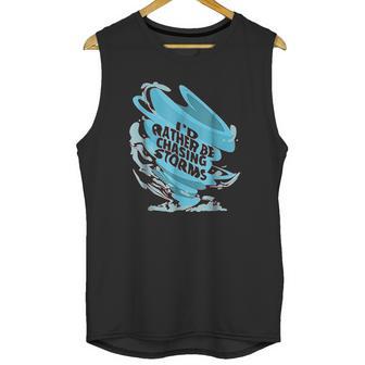 Funny Tornado Storm Chaser Meterology Unisex Tank Top | Favorety DE