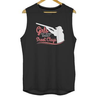 Funny Trap Skeet Just Wanna Clays Unisex Tank Top | Favorety UK