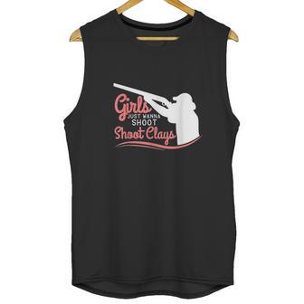 Funny Trap Skeet Shooting Unisex Tank Top | Favorety