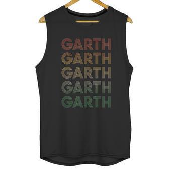 Funny Vintage Retro Style Garth Unisex Tank Top | Favorety