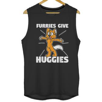 Furry Fandom Furries Give Hugs Unisex Tank Top | Favorety