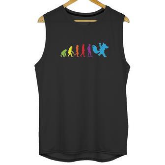 Furry Human Evolution Tshirt Furries Tail Ears Cosplay Unisex Tank Top | Favorety CA