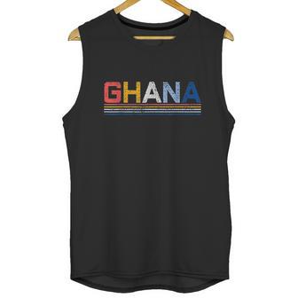 Ghana West Africa Country Gift Ghanaian Vintage Unisex Tank Top | Favorety