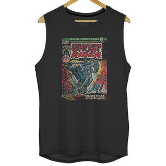 Ghost Rider Comic Art Unisex Tank Top | Favorety DE