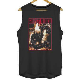 Ghost Rider Fury Graphic Unisex Tank Top | Favorety