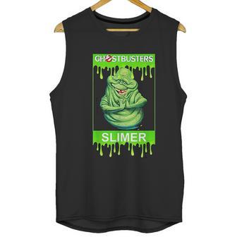 Ghostbusters Slimer Portrait Poster Unisex Tank Top | Favorety AU