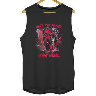 Ghostface Halloween Whats Your Favorite Scary Movie Unisex Tank Top | Favorety DE