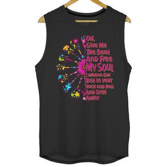 Give Me The Beat Hippie Guitars Unisex Tank Top | Favorety CA