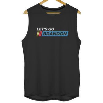 Lets Go Brandon Joe Biden Chant Fake News Strikes Again Impeach Biden Unisex Tank Top | Favorety CA