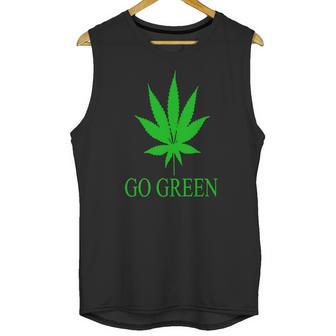 Go Green Weed T Shirt - Vape Nation - Marijuana Leaf 420 Unisex Tank Top | Favorety