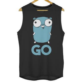 Golang Gopher Go Lang Programming Programmer It Cs Unisex Tank Top | Favorety UK