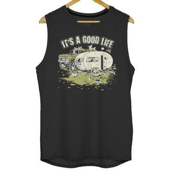 Good Life Jeep Car Camping Unisex Tank Top | Favorety CA