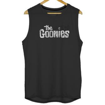 The Goonies Movie Logo Silhouettes Mens Unisex Tank Top | Favorety