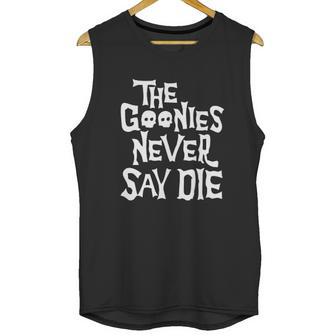 The Goonies Never Say Die Skull Unisex Tank Top | Favorety DE